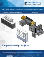 Design & Development of Food Counters & Racks (Metal)
