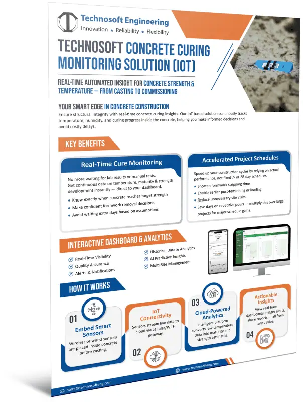 Concrete Curing Monitoring Solution (IoT)