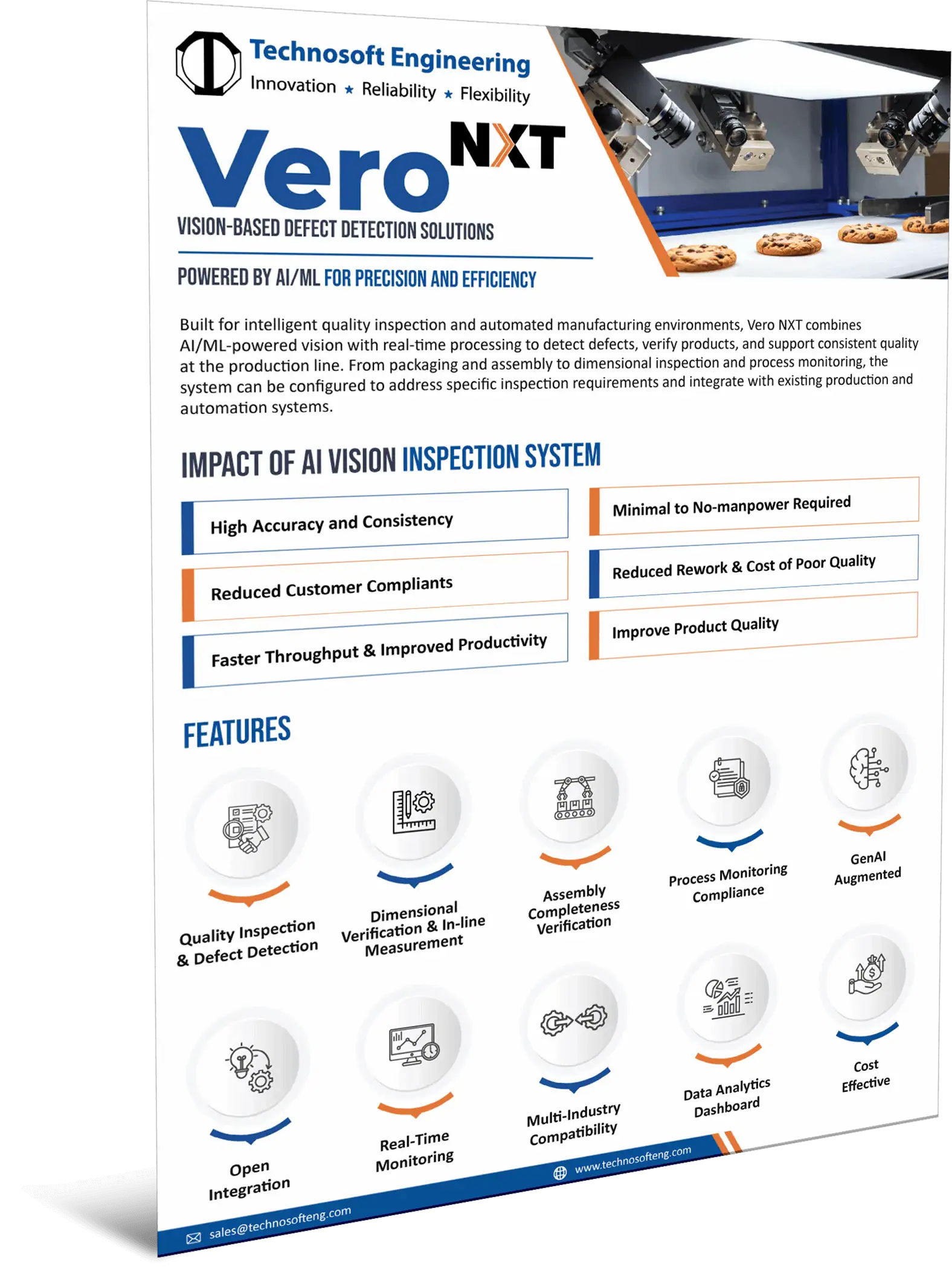 VeroNXT Vision-Based Defect Detection Solution for Processing and Packaging Industry